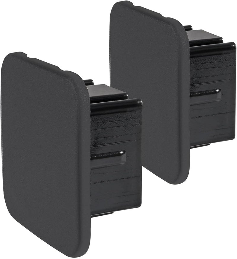 AiTrip 2PCS 2 inch Tow Receiver Tube Plug Cap, 2" Black Hitch Ball Insert Compatible for 2 inch Receivers Class 3 4 5 Ford GMC Toyota Jeep Dodge Nissan Audi BMW Porsche Polaris ATV UTV Polaris - Image 1